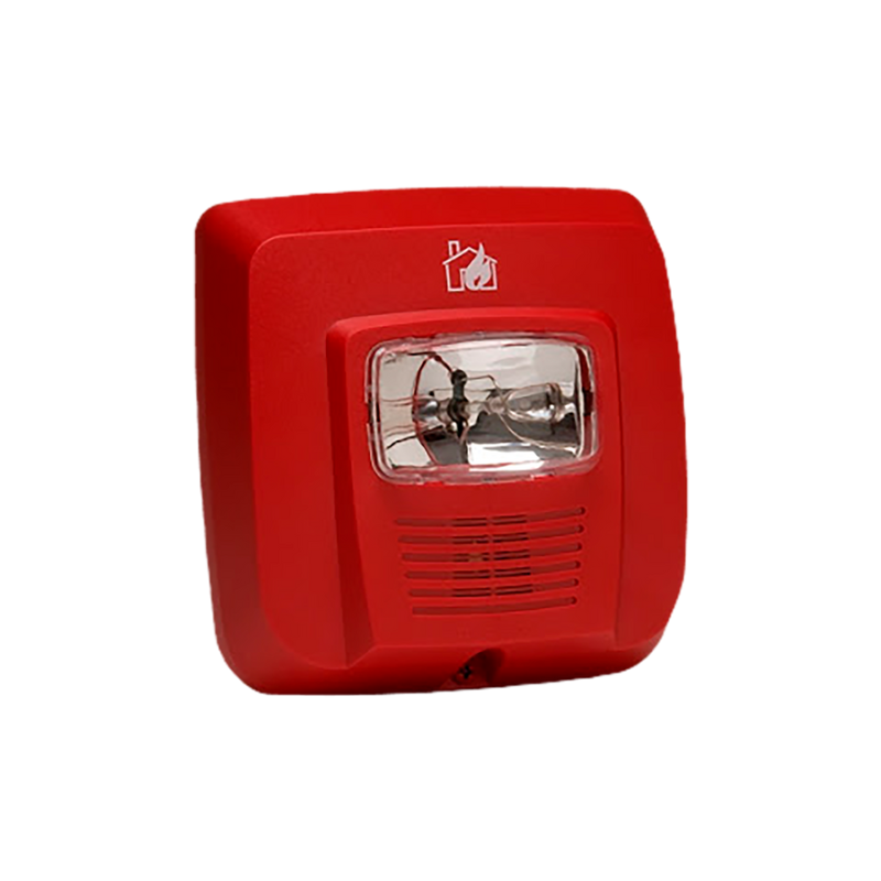 SYSTEM SENSOR SYS-HS Sirena con Luz Estroboscópica, 12/24vdc, 2 Hilos.