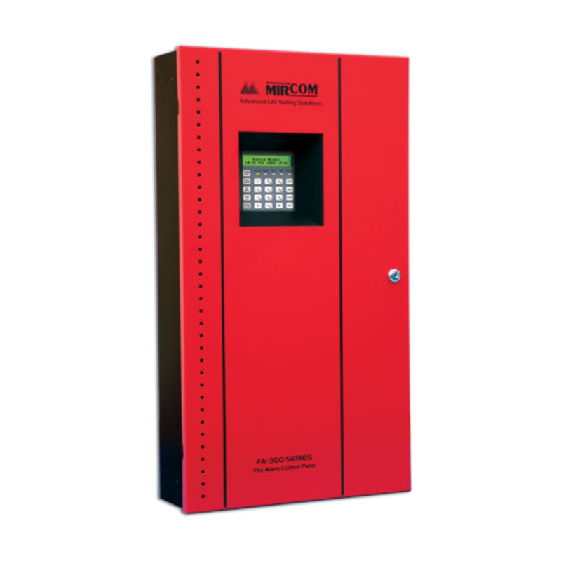 MIRCOM FA-301-12DDR Panel Contra Incendio de 12 Zonas