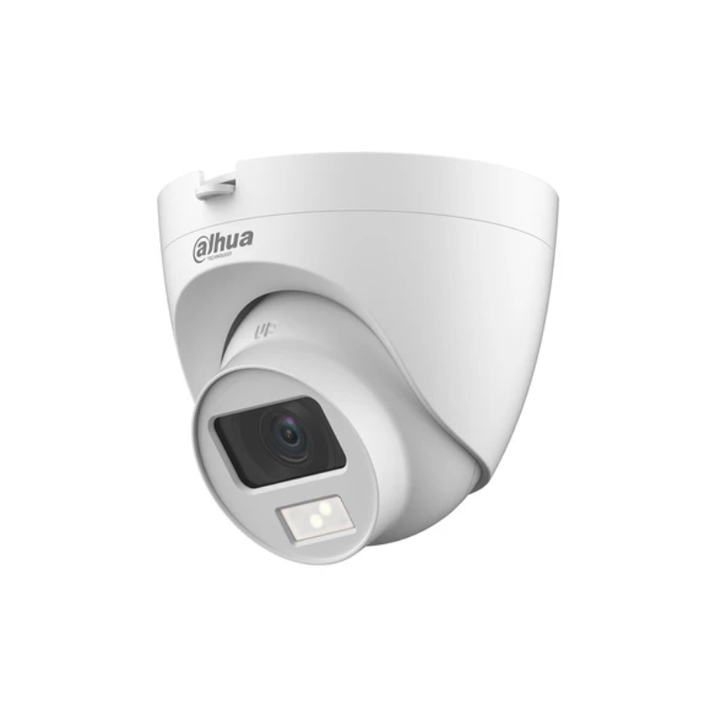 DAHUA HAC-HDW1500CLQ-IL-A Cámara analógica Domo, 5MP 2k, Lente 2.8, Iluminación Dual Inteligente, IR 20M, Micrófono
