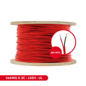 DIMAX T010 Cable Incendio 2x16 FPLR LSZH Bobina 305m