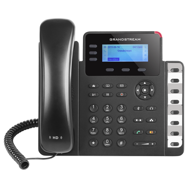GRANDSTREAM GXP1630 Teléfono VoIP 3 Cuentas SIP, AudioHD PoE