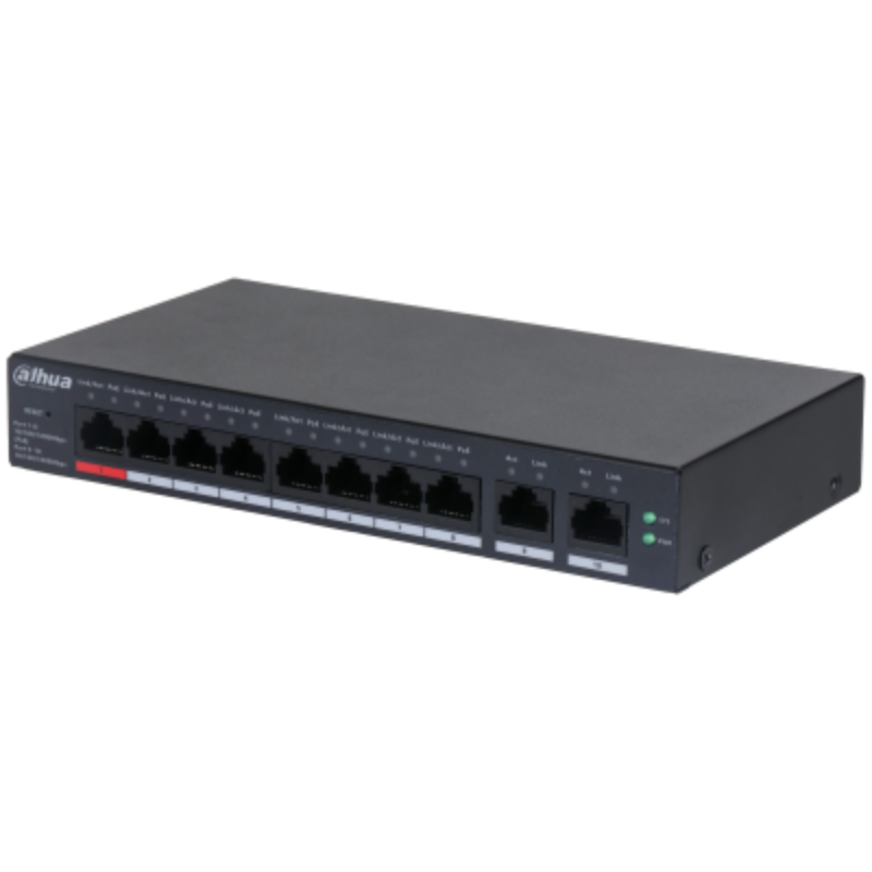 DAHUA CS4010-8GT-110 Switch PoE Gigabit de 8 Puertos 110w - Imagen 2