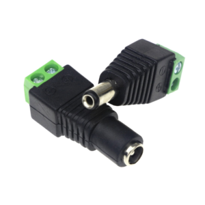 YUS Conector DC00 Macho/Hembra Conexión Segura, CCTV Pack 10