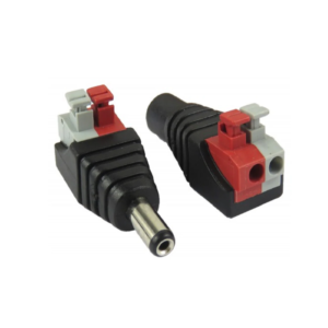 YUS Conector DC01 Macho/Hembra Conexión para CCTV Pack de 10