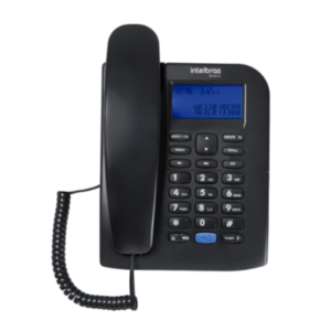 INTELBRAS TC60 ID Teléfono de Mesa y Pared con Pantalla LCD